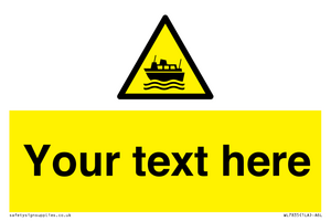 Custom warning ferries crossing vessels